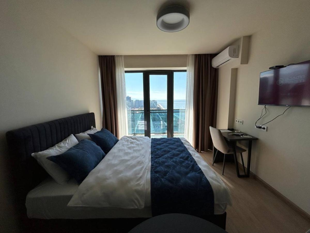 Студия С Потрясающим Видом На Море В Orbi Beach Tower Batumi Exterior foto
