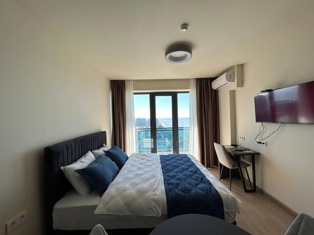 Студия С Потрясающим Видом На Море В Orbi Beach Tower Batumi Exterior foto