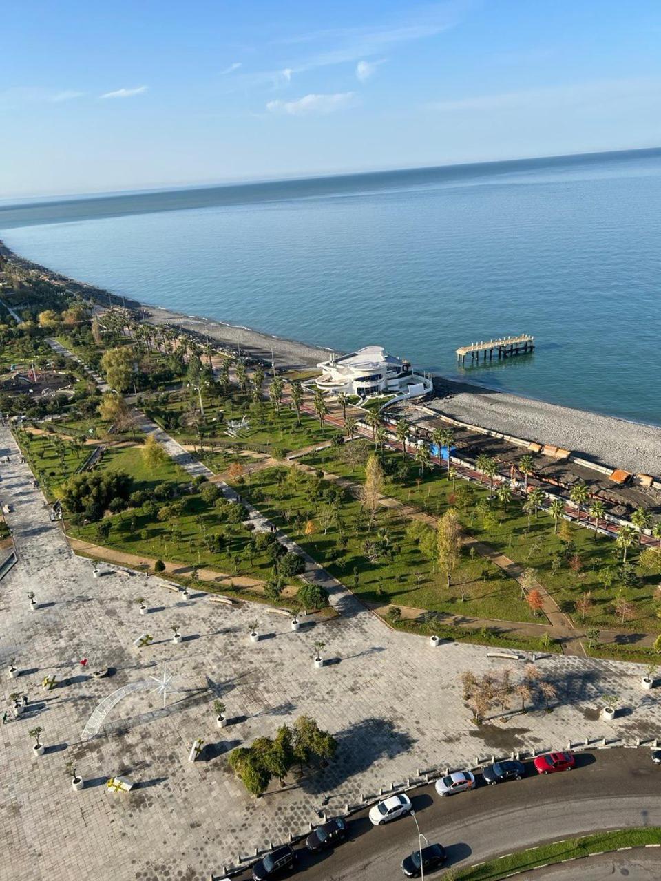 Студия С Потрясающим Видом На Море В Orbi Beach Tower Batumi Exterior foto