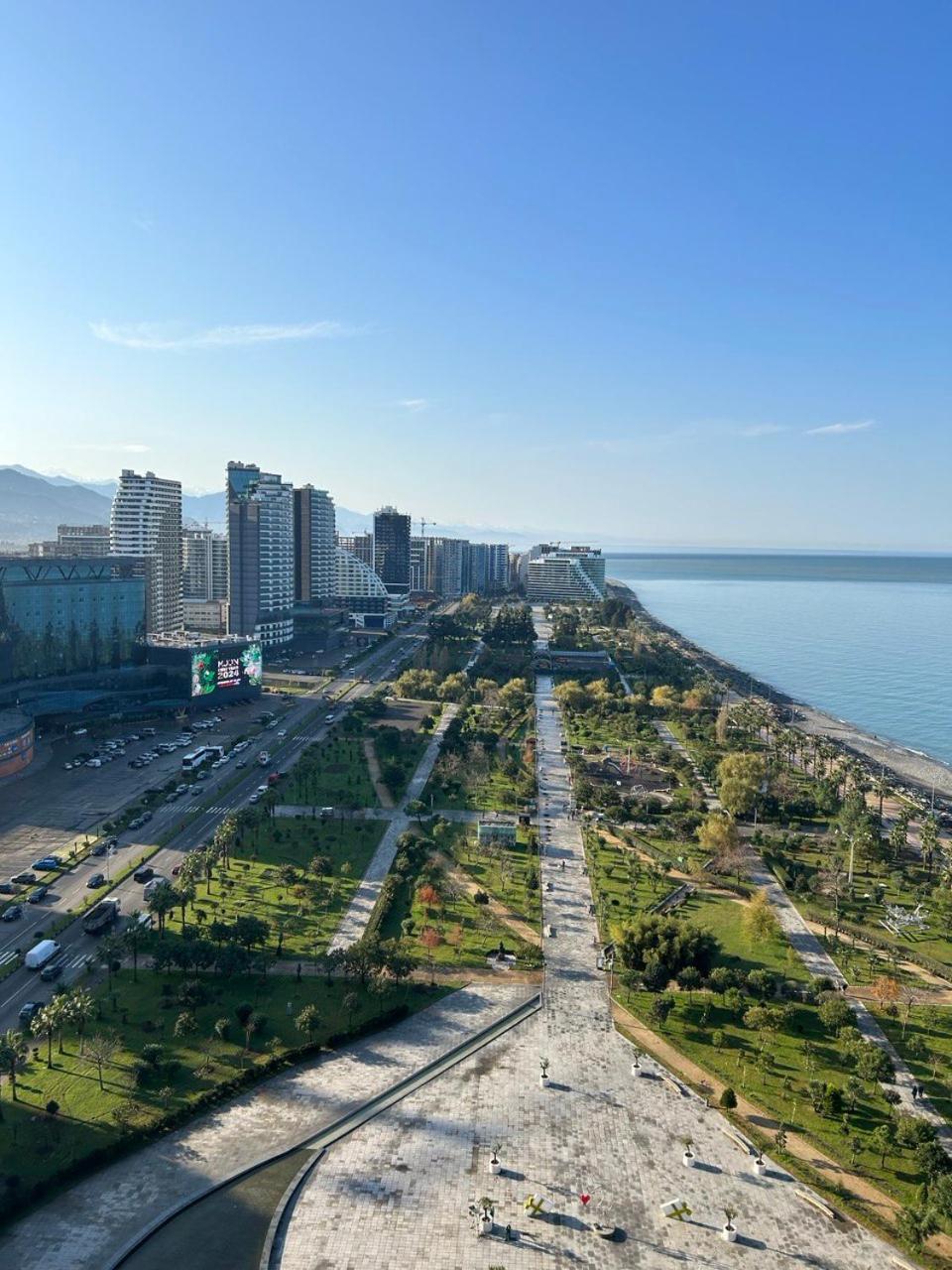 Студия С Потрясающим Видом На Море В Orbi Beach Tower Batumi Exterior foto